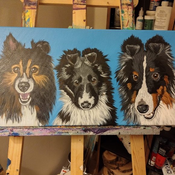 Pet Portraits! One of a kind Acrylic Painting of your pet! Great Gift Idea! - Picture 11 of 13